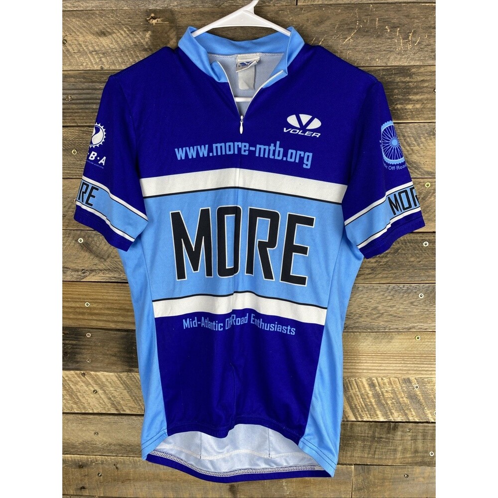 Mens Sz L MORE Mid Atlantic Off Road Enthusiasts Cycling Jersey Shirt